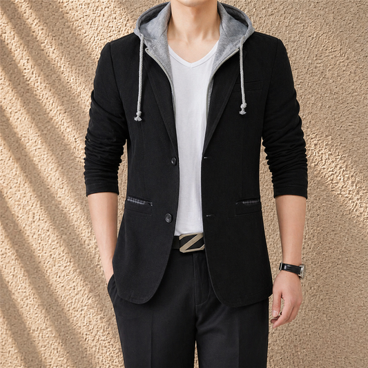 Casual Hooded Blazer
