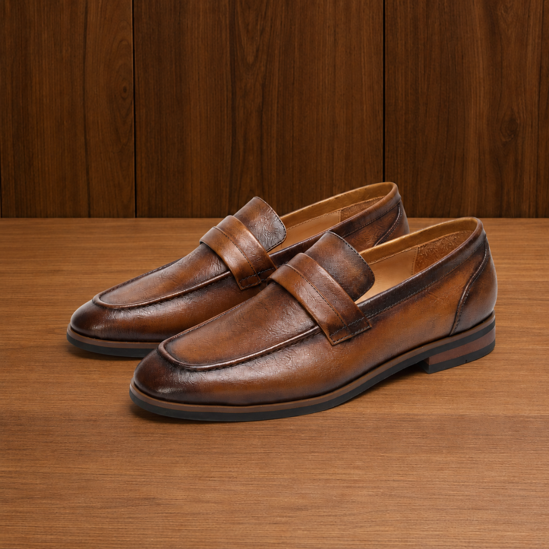 Premium Leather Penny Loafers