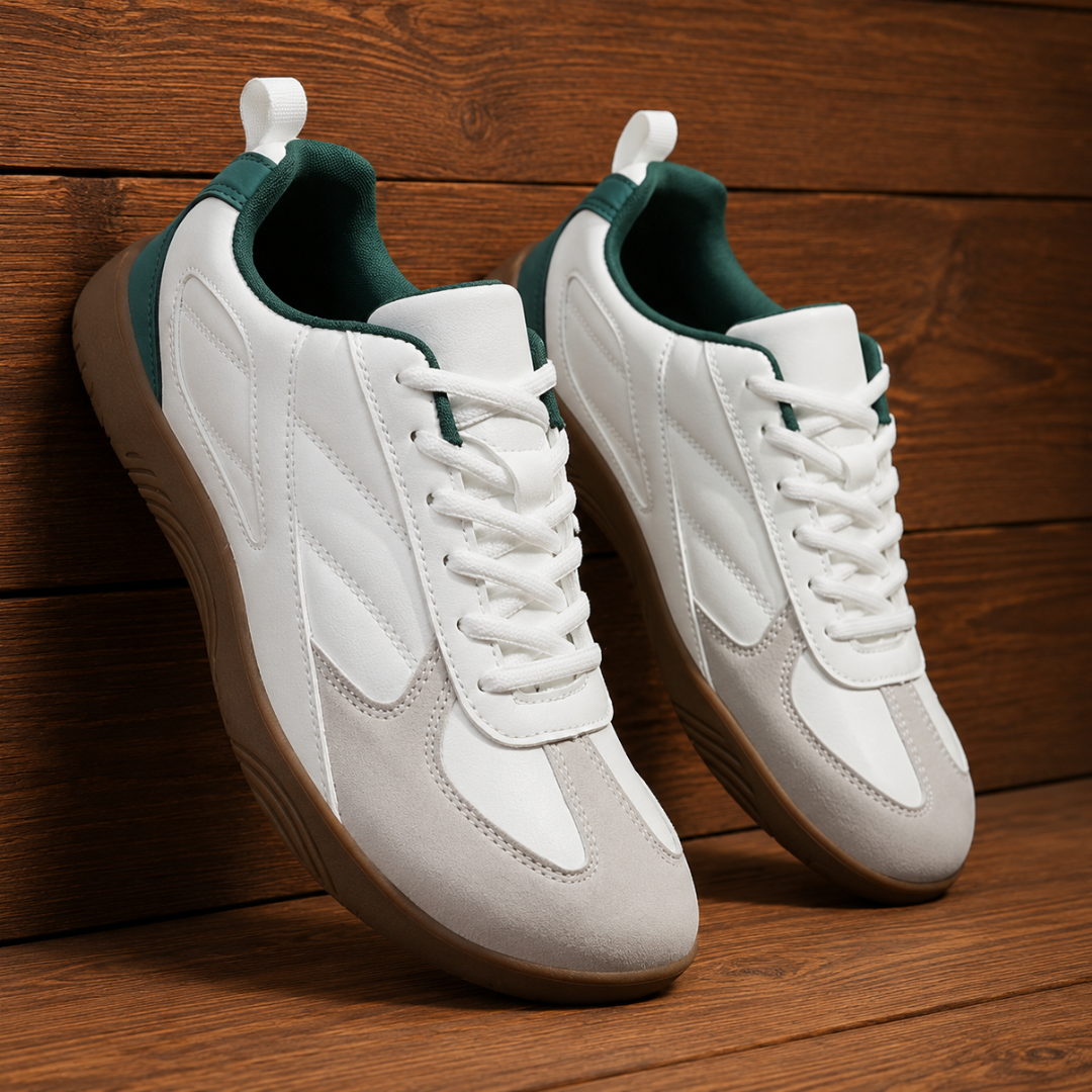 Round-Toe Casual Sneakers