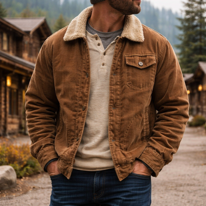 Corduroy Sherpa Jacket
