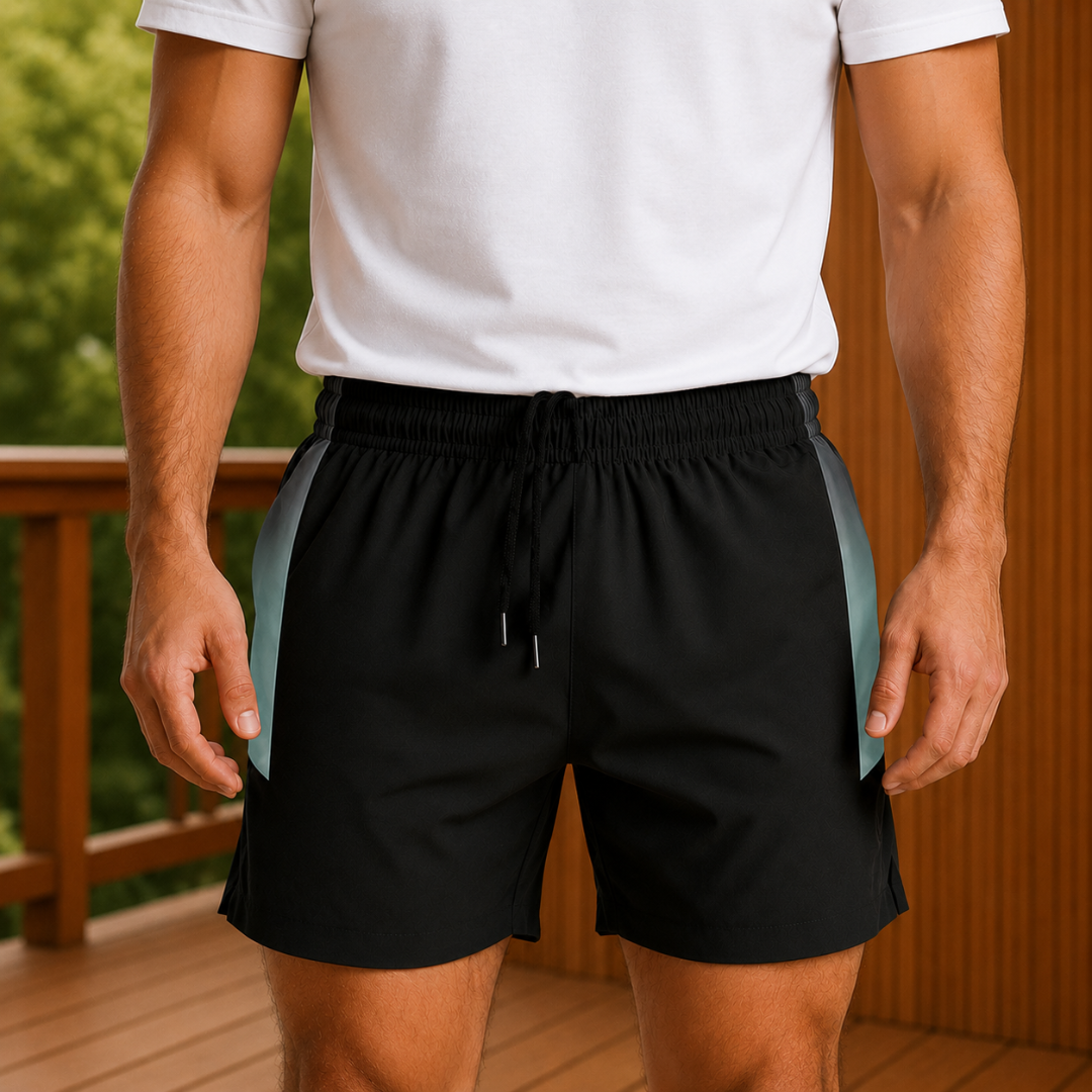 Color Block Sports Shorts