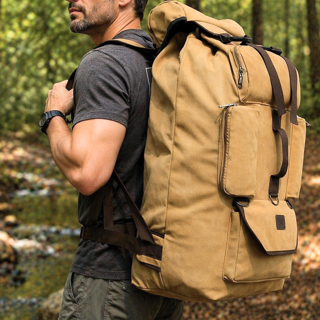 Rugged Canvas Backpack