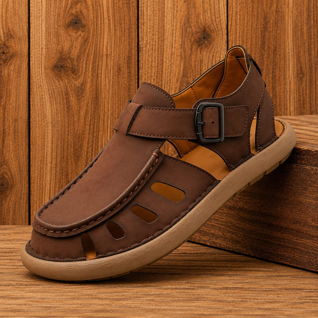 Casual Leather Walking Sandals