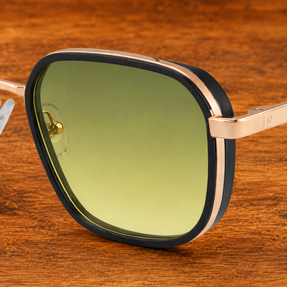 Geometric Frame Sunglasses
