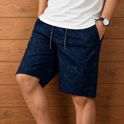Tropical Drawstring Shorts