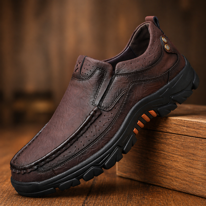 Leather Slip-On Shoes