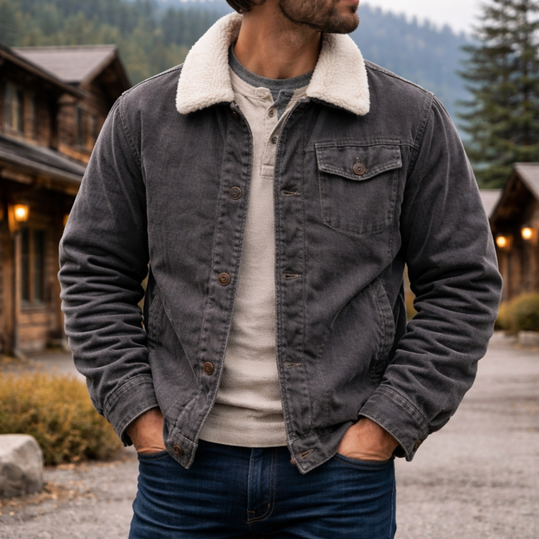 Corduroy Sherpa Jacket