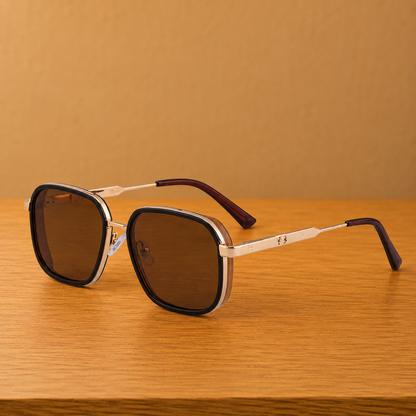 Geometric Frame Sunglasses