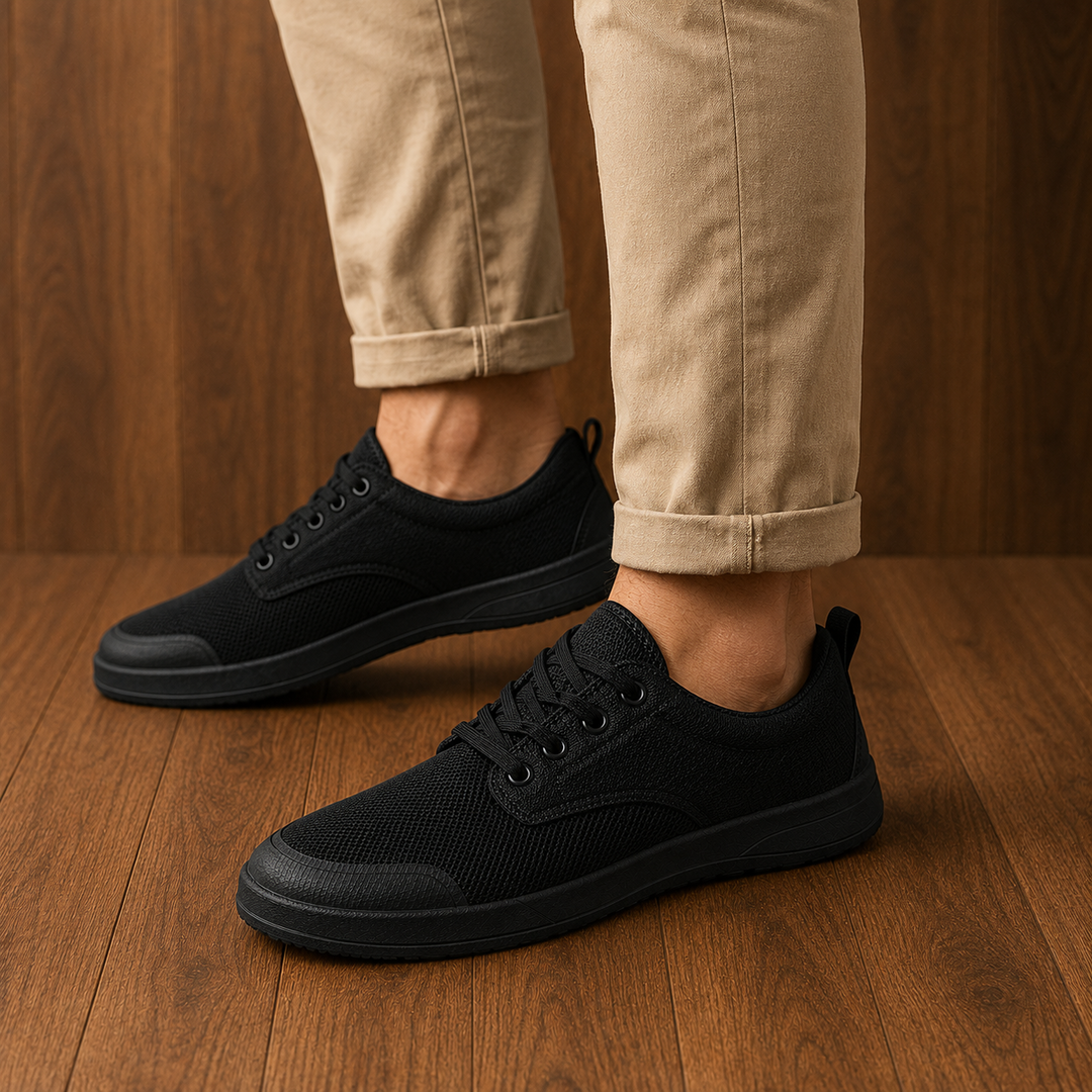 Mesh Lace-Up Sneakers