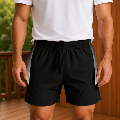 Color Block Sports Shorts