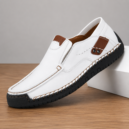 Textured Slip-On Loafers