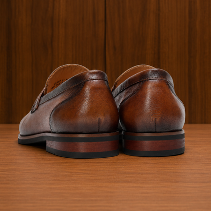 Premium Leather Penny Loafers