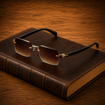 Rimless Square Sunglasses