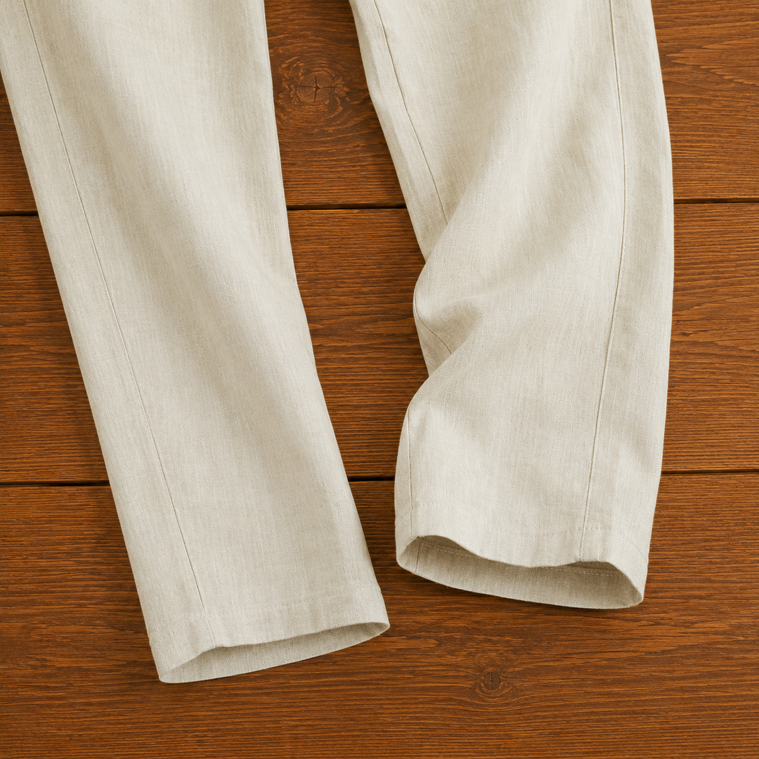 Drawstring Woven Casual Pants
