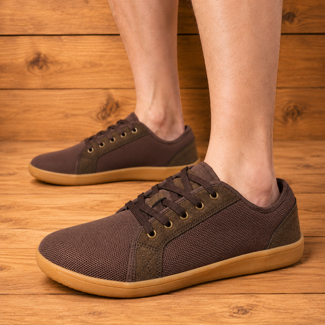 Lace-Up Mesh Sneakers
