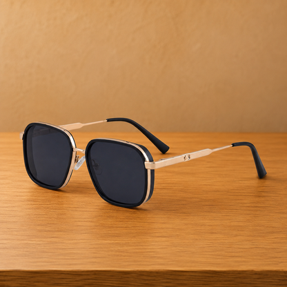 Geometric Frame Sunglasses