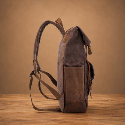 Vintage Roll Top Backpack