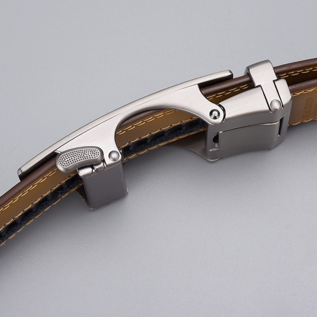 Sleek Leather Belt