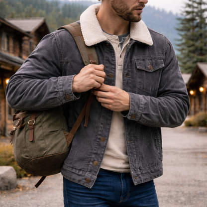 Corduroy Sherpa Jacket