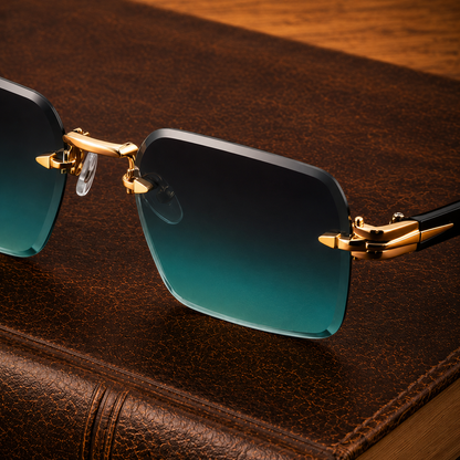 Rimless Square Sunglasses
