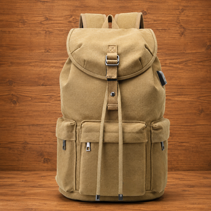 Canvas Rucksack Backpack