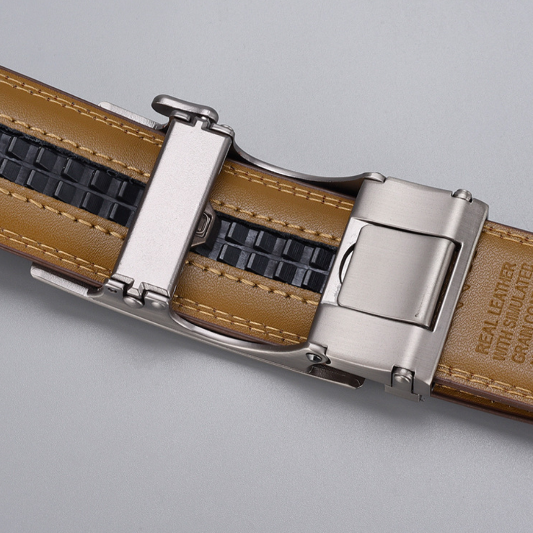 Sleek Leather Belt