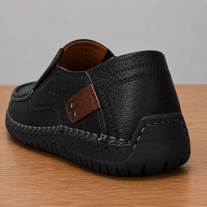 Textured Slip-On Loafers