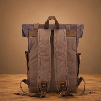 Vintage Roll Top Backpack