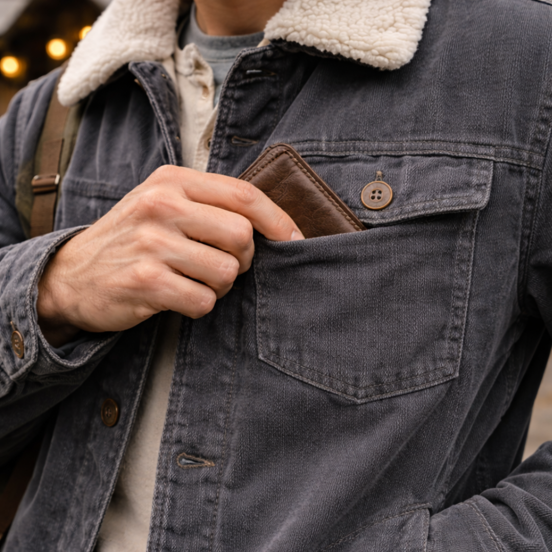 Corduroy Sherpa Jacket