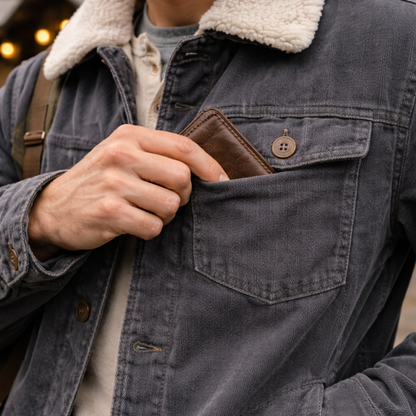 Corduroy Sherpa Jacket