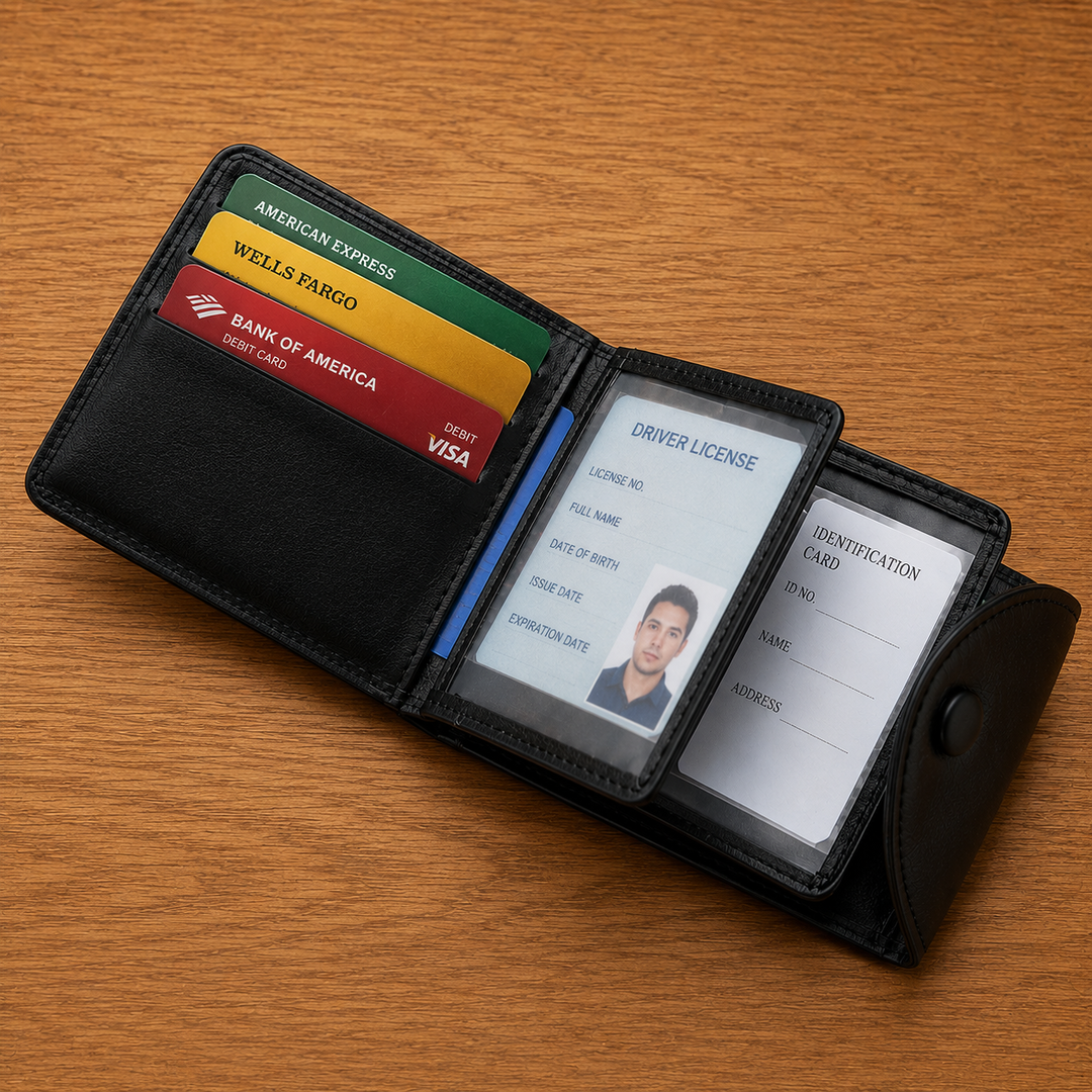 Leather Card Holder Wallet