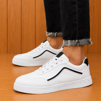Clean Side-Stripe Sneakers