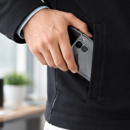 Business Casual Zip Jacket