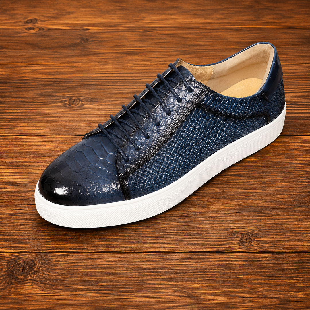 Leather Low-Top Sneakers