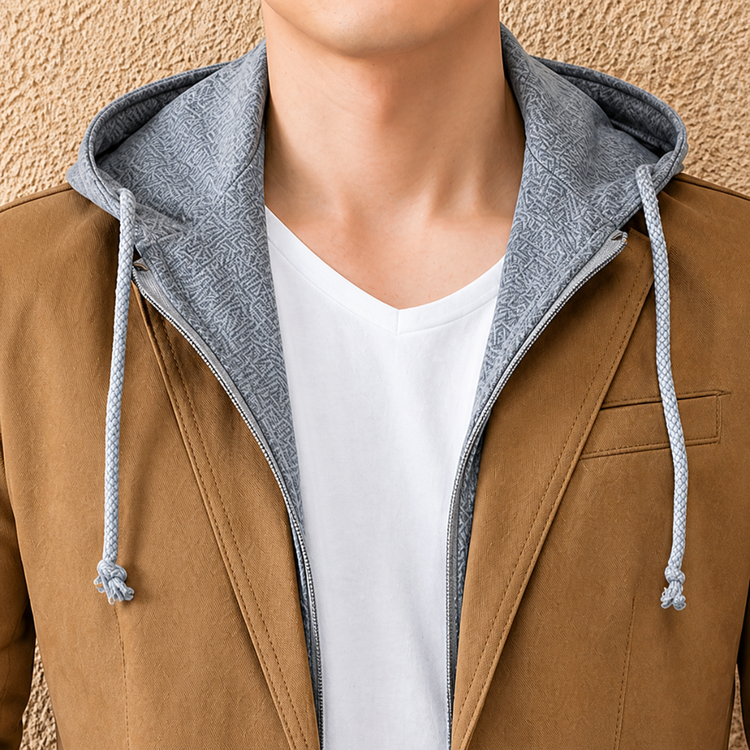 Casual Hooded Blazer