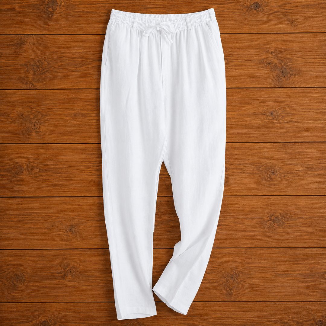 Drawstring Woven Casual Pants