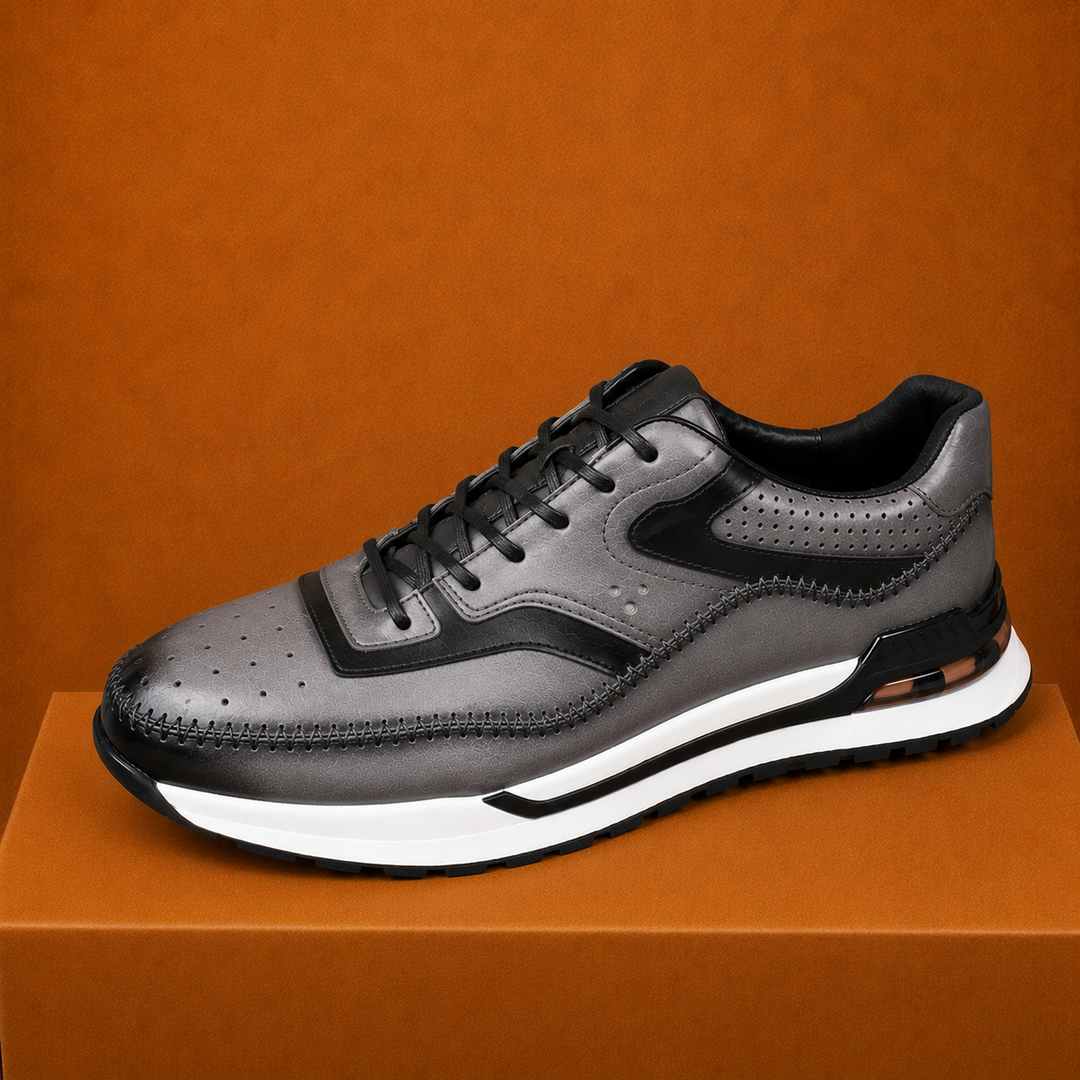 Premium Leather Dress Sneakers