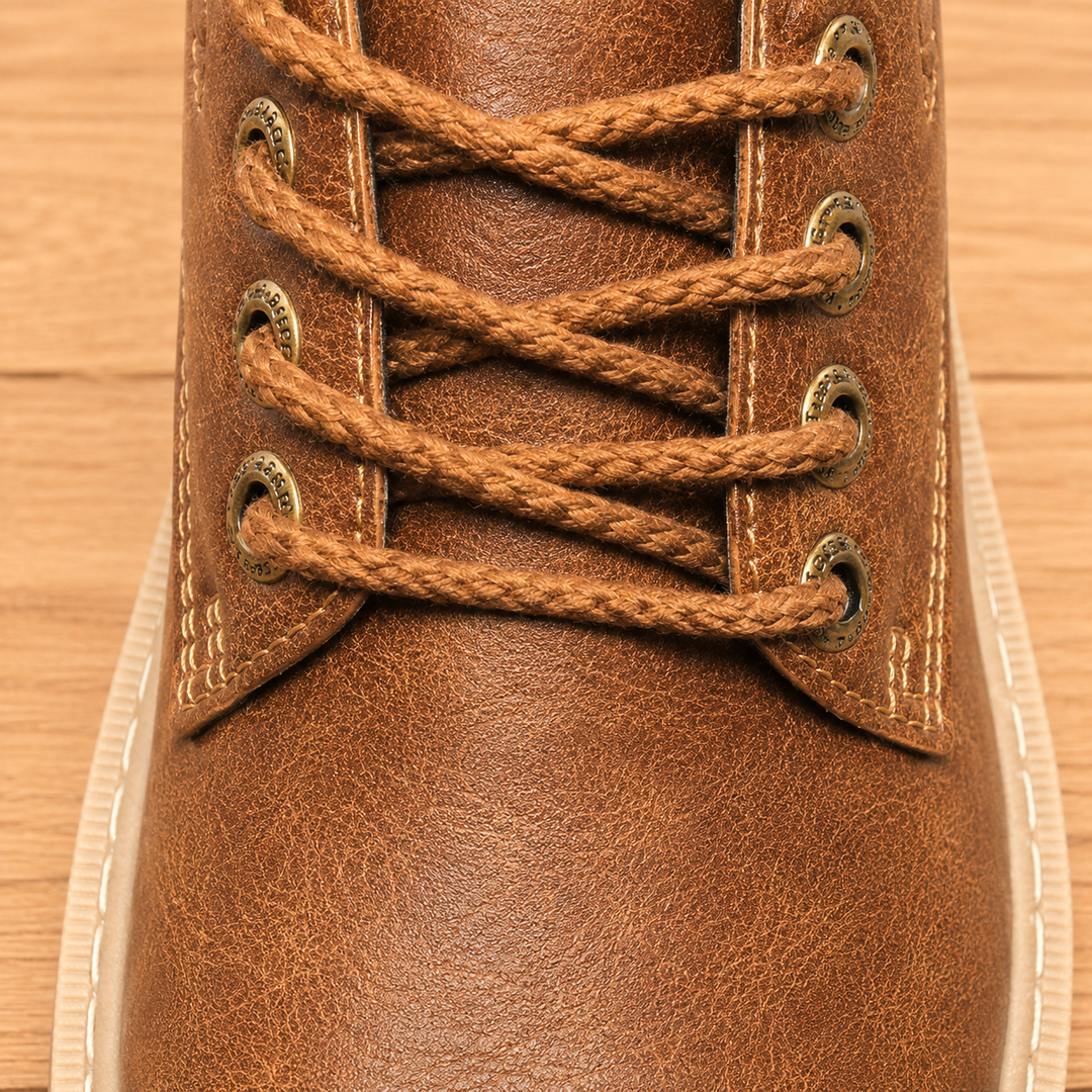Plain-Toe Derby Shoes
