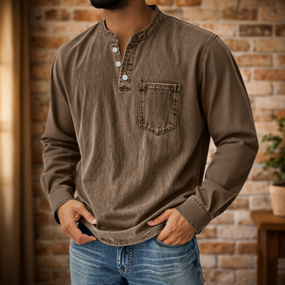 Long-Sleeve Casual Shirt