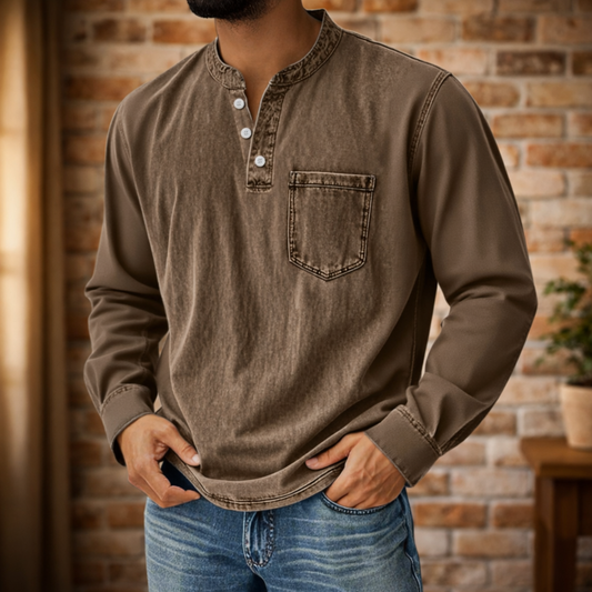 Long-Sleeve Casual Shirt
