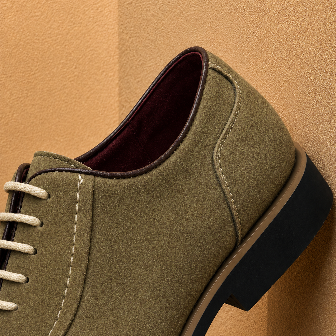 Apron Toe Derby Shoes