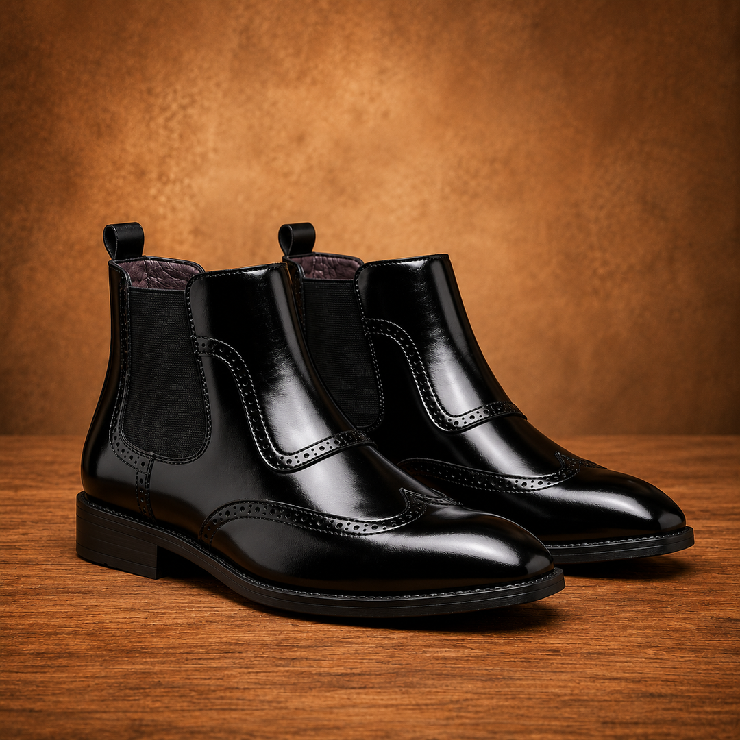 Brogue Chelsea Boots