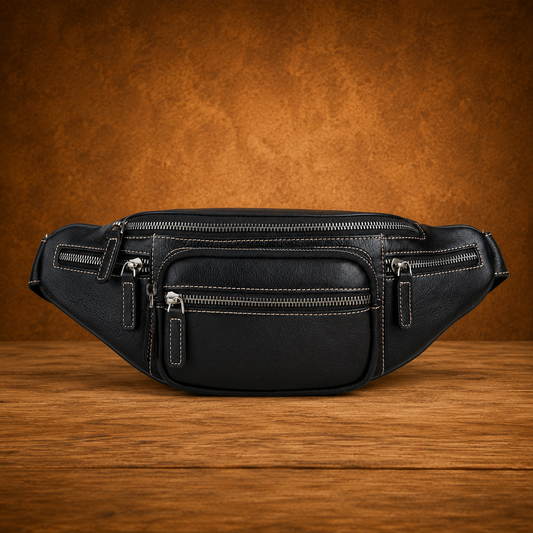 Vintage Leather Waist Bag