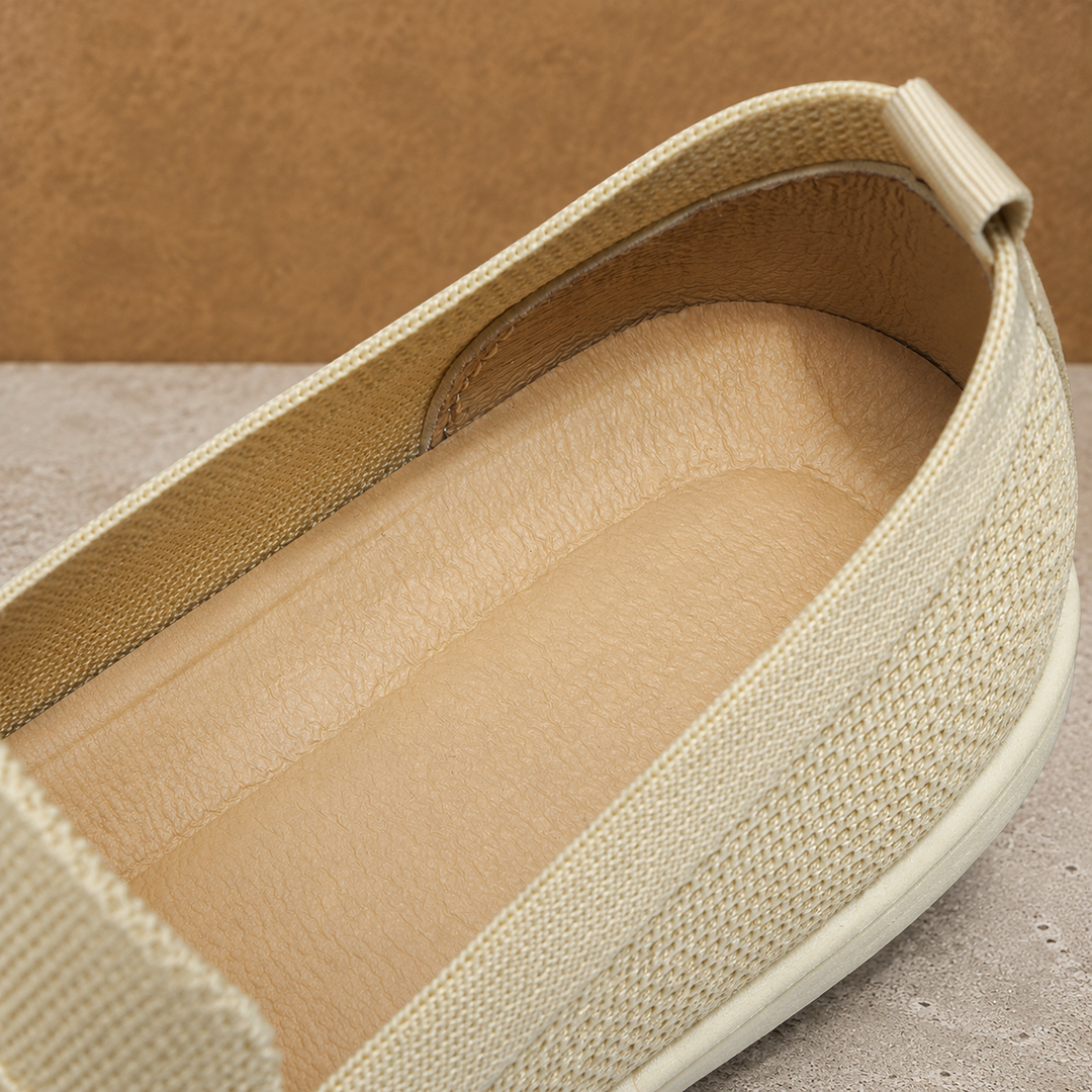 Breathable Knit Slip-on Loafers