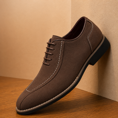 Apron Toe Derby Shoes