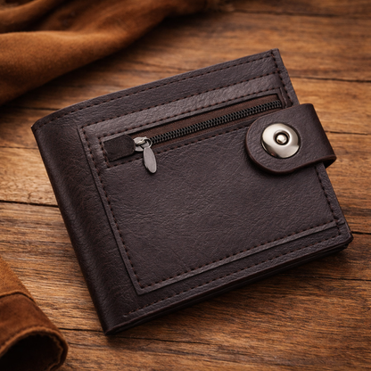 Compact Leather Wallet