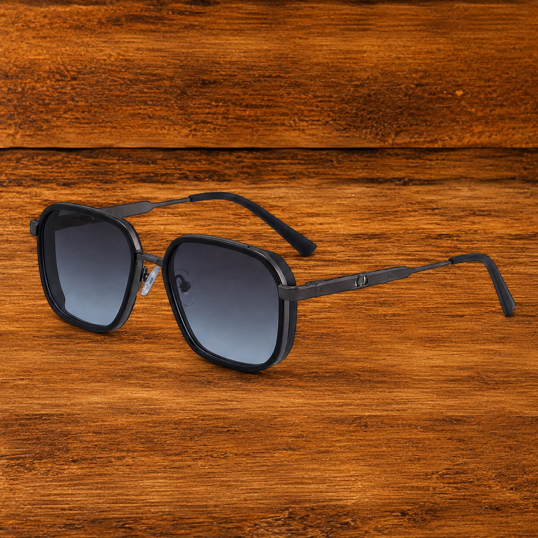 Geometric Frame Sunglasses