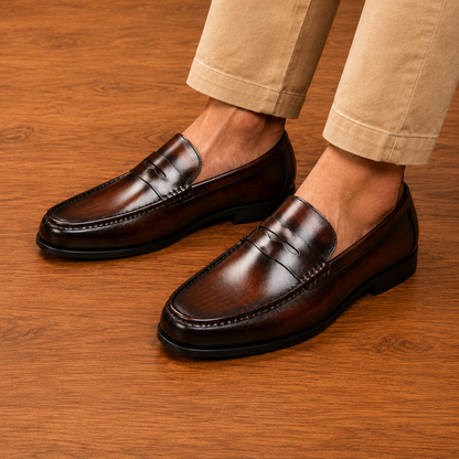 Classic Slip-On Penny Loafers