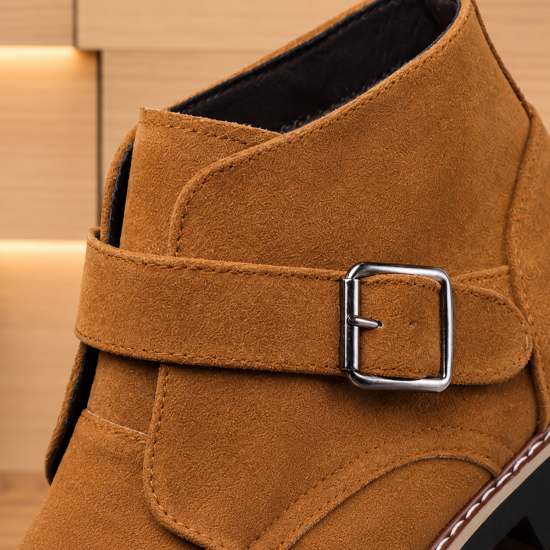 Monk Strap Ankle Boots