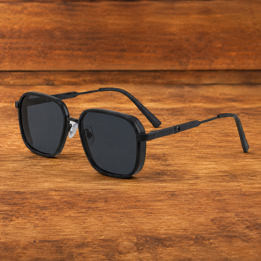 Geometric Frame Sunglasses